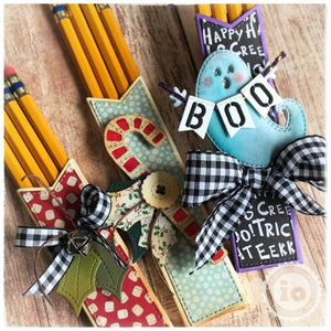 Halloween Stitched Words