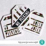 Cargar imagen en el visor de la galería, 2 WAY STRIPES TAG LAYER CONFETTI CUTS