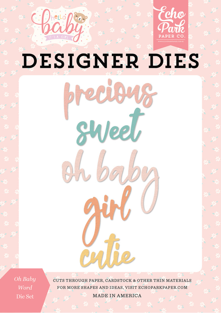 OH BABY WORD DIE SET