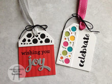 Cargar imagen en el visor de la galería, BUBBLY TAG TOPPER CONFETTI CUTS