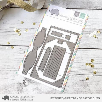 STITCHED GIFT TAG