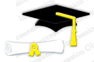 Cargar imagen en el visor de la galería, Mortarboard &amp; Scroll