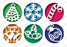 Cargar imagen en el visor de la galería, Christmas Circle Cutouts