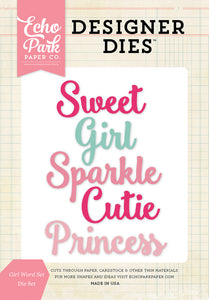 GIRL WORD DIE SET
