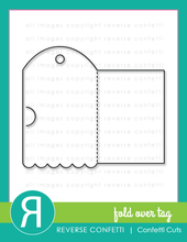Cargar imagen en el visor de la galería, Fold Over Tag Confetti Cuts