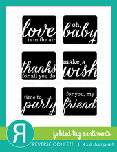 Cargar imagen en el visor de la galería, FOLDED TAG SENTIMENTS