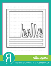 Cargar imagen en el visor de la galería, Hello Square Confetti Cuts