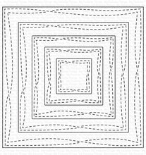 Cargar imagen en el visor de la galería, Wonky Stitched Square STAX Die-namics