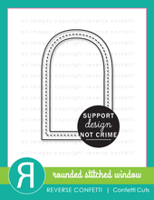 Cargar imagen en el visor de la galería, Rounded Stitched Window Confetti Cuts