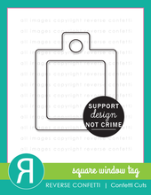 Cargar imagen en el visor de la galería, Square Window Tag Confetti Cuts