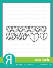Cargar imagen en el visor de la galería, XOXO Hearts Confetti Cuts