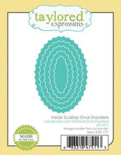 Cargar imagen en el visor de la galería, INSIDE SCALLOP OVAL STACKLETS